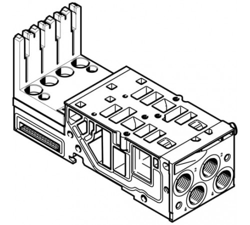 Монтажная плита Festo VMPA2-AP-2-1-EMM-2