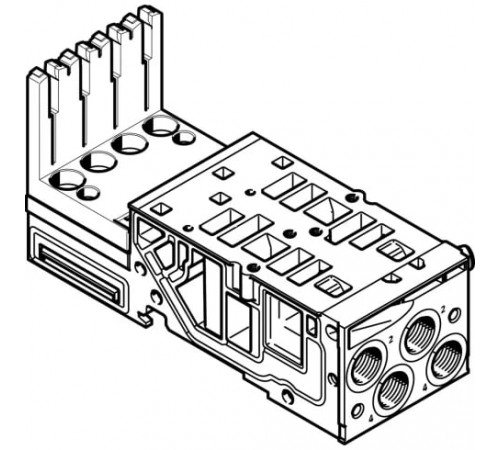 Монтажная плита Festo VMPA2-AP-2-1-EMS-4