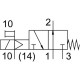 Распределитель с электромагнитным управлением Festo VUVB-ST12-M32U-MZD-QX-D-1T1