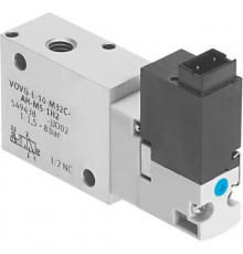Распределитель с электромагнитным управлением Festo VOVG-L10-M32C-AH-M5-1H3
