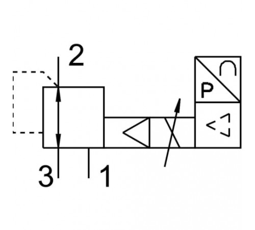Пропорциональный регулятор давления Festo MPPES-3-1/2-10-420