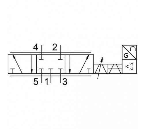 Пропорциональный распределитель Festo MPYE-5-1/8-LF-420-B