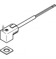 Штекерная розетка Festo KMEB-3-24-2,5-LED