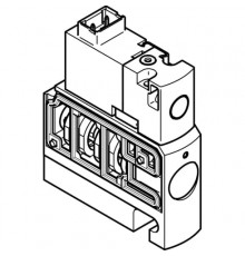 Распределитель с электромагнитным управлением Festo CPVSC1-M5H-N-T-M5O