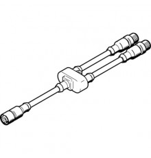 Соединительный кабель Festo NEBV-M12G8-KD-3-M12G4