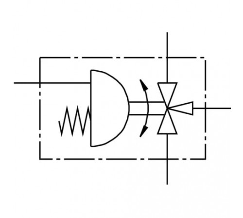 Шаровой кран с приводом Festo VZBA-2-GGG-63-32T-F0507-V4V4T-PS90-R-90-4-C Ру63 Ду50 (PN63 DN50)