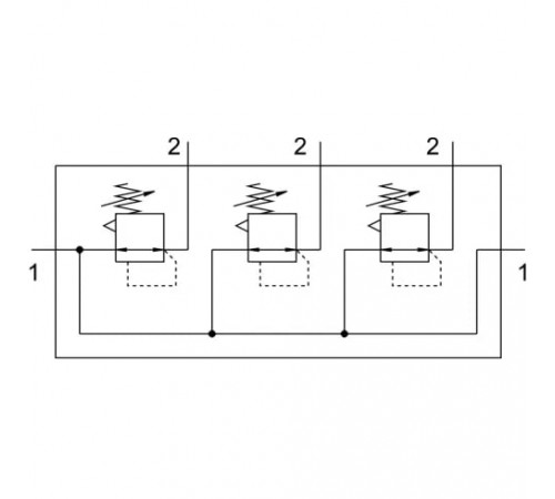 Коллектор регуляторов давления Festo LRB-1/2-D-O-K3-MIDI