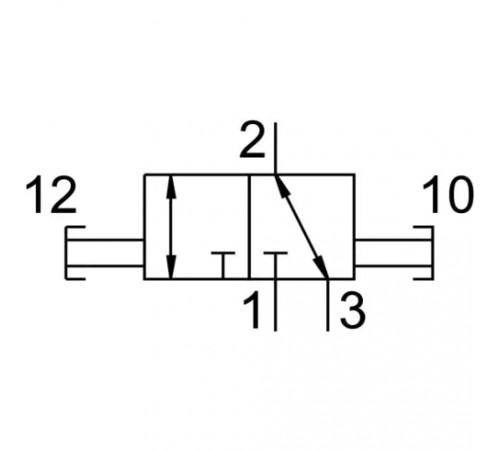 Отсечной клапан Festo HE-1/4-DB-MINI