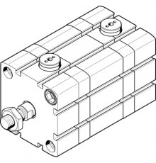 Компактный пневмоцилиндр Festo ADN-63-EL