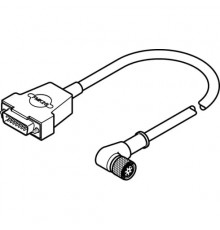 Кабель кодирующего устройства Festo NEBM-M12W8-E-10-N-S1G15