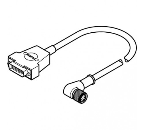 Кабель кодирующего устройства Festo NEBM-M12W8-E-5-N-S1G15