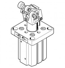 Стопорный пневмоцилиндр Festo DFST-50-30-DL-Y4-A