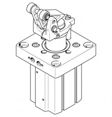 Стопорный пневмоцилиндр Festo DFST-63-30-D-Y4-A
