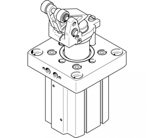 Стопорный пневмоцилиндр Festo DFST-63-30-D-Y4-A