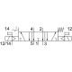 Распределитель с электромагнитным управлением Festo VSVA-B-P53EP-ZD-A1-1T1L