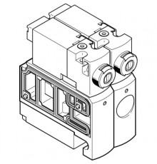 Распределитель с электромагнитным управлением Festo CPVSC1-M1H-J-H-M5