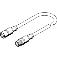 Соединительный кабель Festo NEBV-M12G8-K-2-M12G4