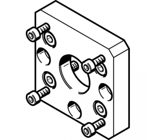 Фланец электродвигателя Festo EAMF-A-44A/B-40A