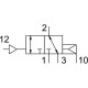 Распределитель с пневматическим управлением Festo VUWS-L20-M32C-E-G18