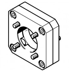 Фланец электродвигателя Festo EAMF-A-44A/B-40G