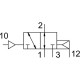 Распределитель с пневматическим управлением Festo VUWS-L20-M32U-E-G18