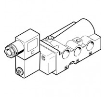 Распределитель с электромагнитным управлением Festo NVF3-MOH-5/2-K+MSFG-24
