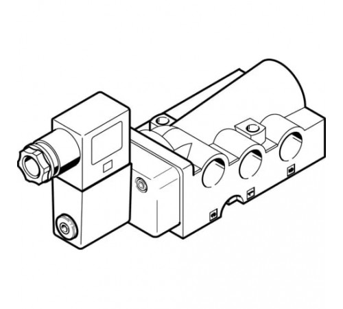 Распределитель с электромагнитным управлением Festo NVF3-MOH-5/2-K+MSFG-24