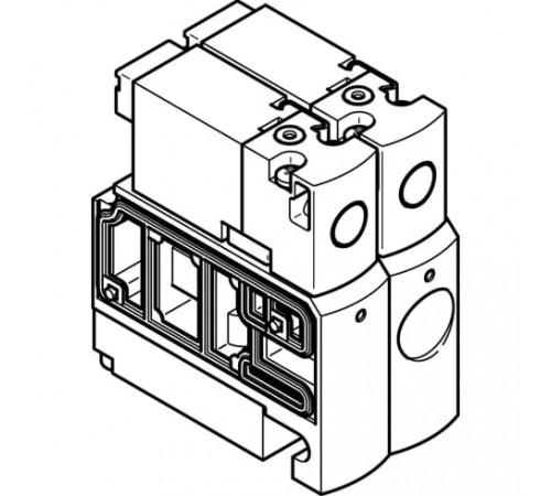 Распределитель с электромагнитным управлением Festo CPVSC1-M5H-J-H-M5