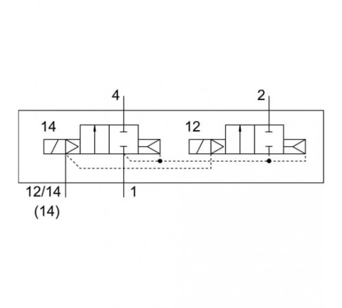 Распределитель с электромагнитным управлением Festo VSVA-B-T22C-AZ-A1-1T1L