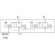 Распределитель с электромагнитным управлением Festo VSVA-B-T22C-AZ-A1-1T1L