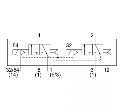 Распределитель с электромагнитным управлением Festo VSVA-B-T32N-AZ-A2-1T1L