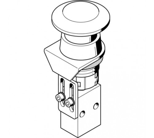 Грибовидная кнопка Festo P-3-M5-GR