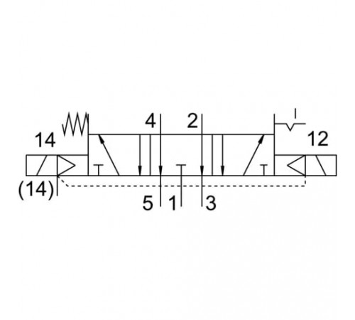 Распределитель с электромагнитным управлением Festo VSVA-B-P53ED-Z-A1-1T1L