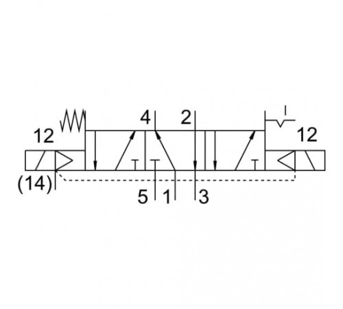 Распределитель с электромагнитным управлением Festo VSVA-B-P53BD-Z-A2-1T1L
