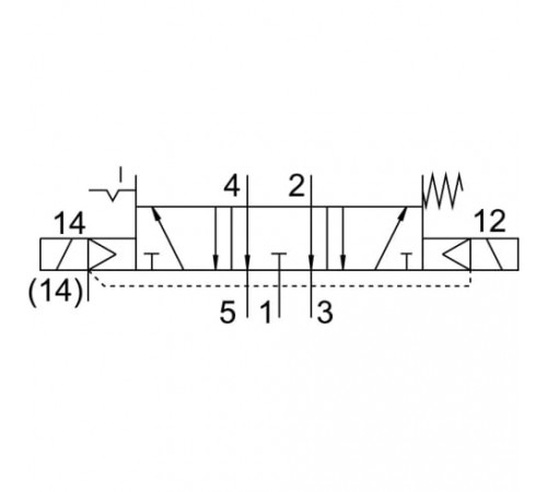 Распределитель с электромагнитным управлением Festo VSVA-B-P53EP-Z-A1-1T1L