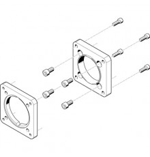 Фланец электродвигателя Festo EAMF-A-95A-120G