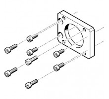 Фланец электродвигателя Festo EAMF-A-48B-55A