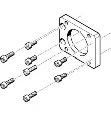 Фланец электродвигателя Festo EAMF-A-48B-55A