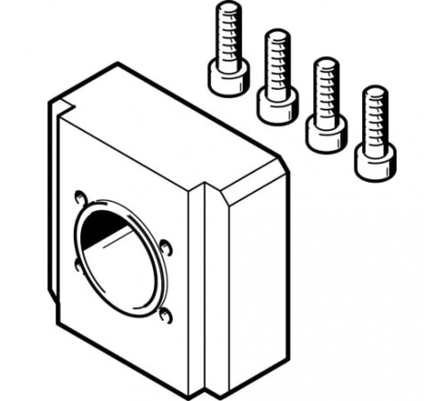Фланец электродвигателя Festo EAMF-A-L27-55A