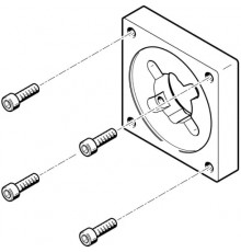Фланец электродвигателя Festo EAMF-A-38A-87A