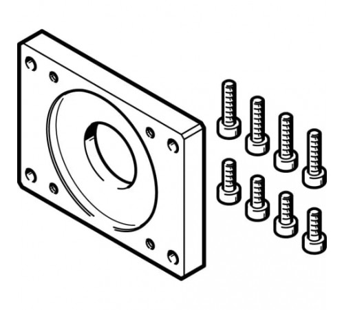 Фланец электродвигателя Festo EAMF-A-38B-40A