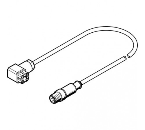 Соединительный кабель Festo NEBC-P1W4-K-0.3-N-M12G5
