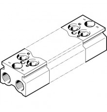 Плита для блочного монтажа Festo CPE18-3/2-PRS-3/8-10