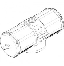 Неполноповоротный привод Festo DAPS-5760-090-R-F25