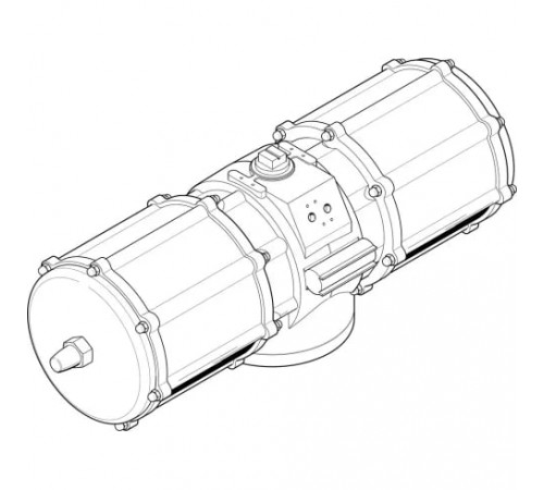 Неполноповоротный привод Festo DAPS-4000-090-RS1-F25