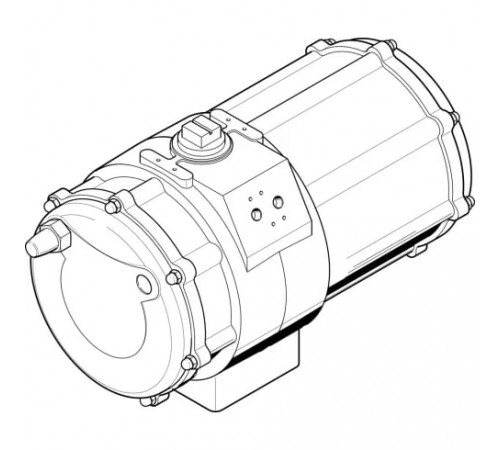 Неполноповоротный привод Festo DAPS-2880-090-R-F16