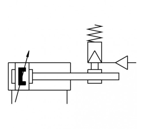 Тандем-пневмоцилиндр Festo DFLC-100-700-PPVA-S