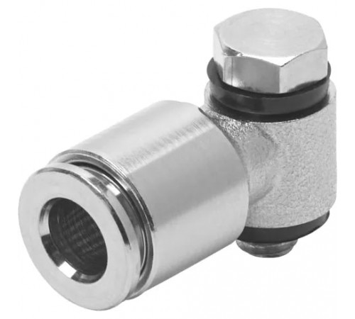 Штуцер цанговый угловой с наружным шестигранником Festo NPQM-LH-M5-Q4-P10
