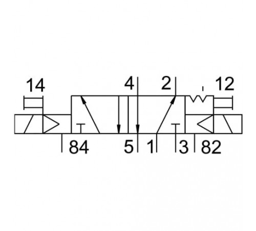 Распределитель с электромагнитным управлением Festo VUVS-LT30-B52-D-N38-F8