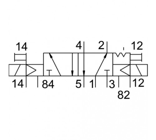 Распределитель с электромагнитным управлением Festo VUVS-LT30-B52-ZD-G38-F8